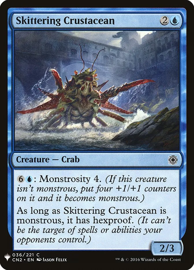 2020 The List Skittering Crustacean #CN2-36 common card image