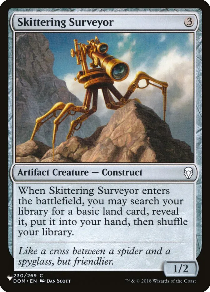 2020 The List Skittering Surveyor #DOM-230 common card image