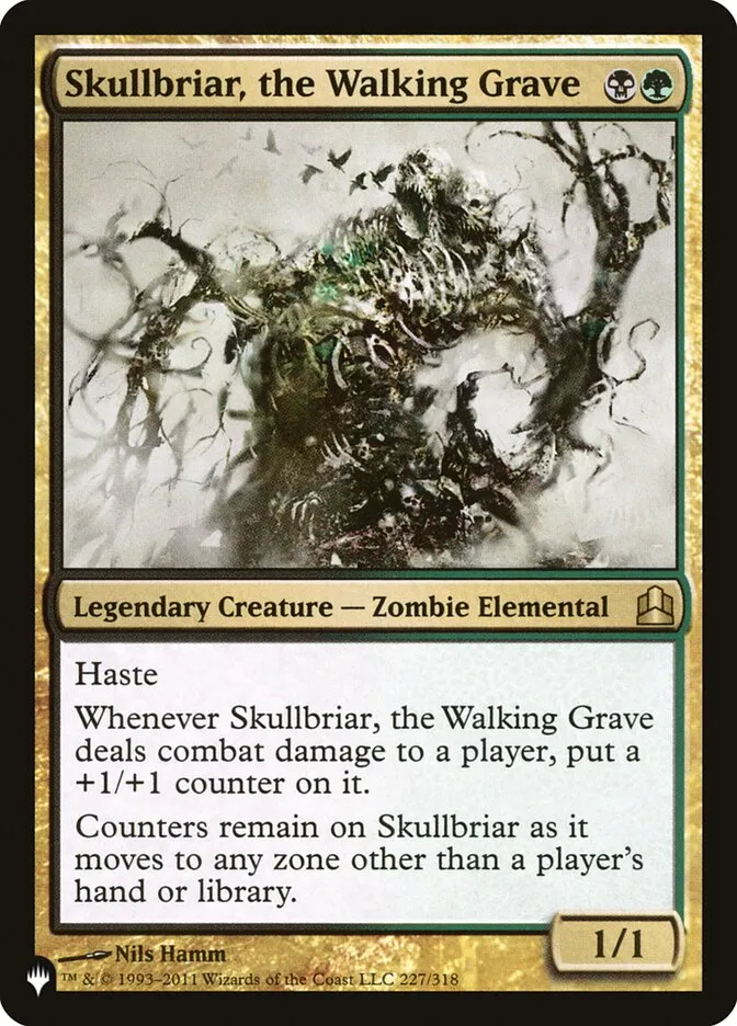 2020 The List Skullbriar, the Walking Grave #CMD-227 rare card image