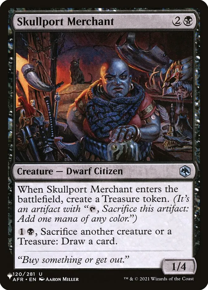 2020 The List Skullport Merchant #AFR-120 uncommon card image