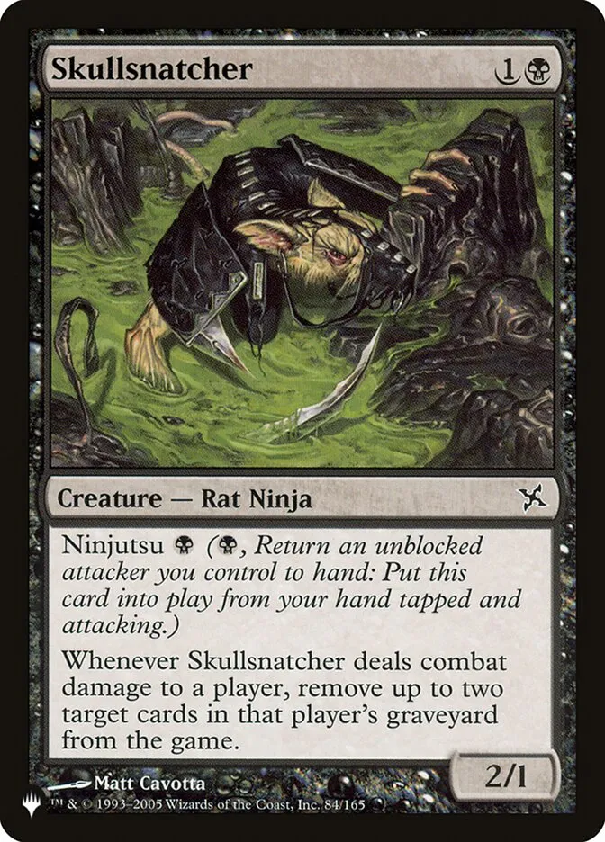2020 The List Skullsnatcher common #BOK-84 common card image