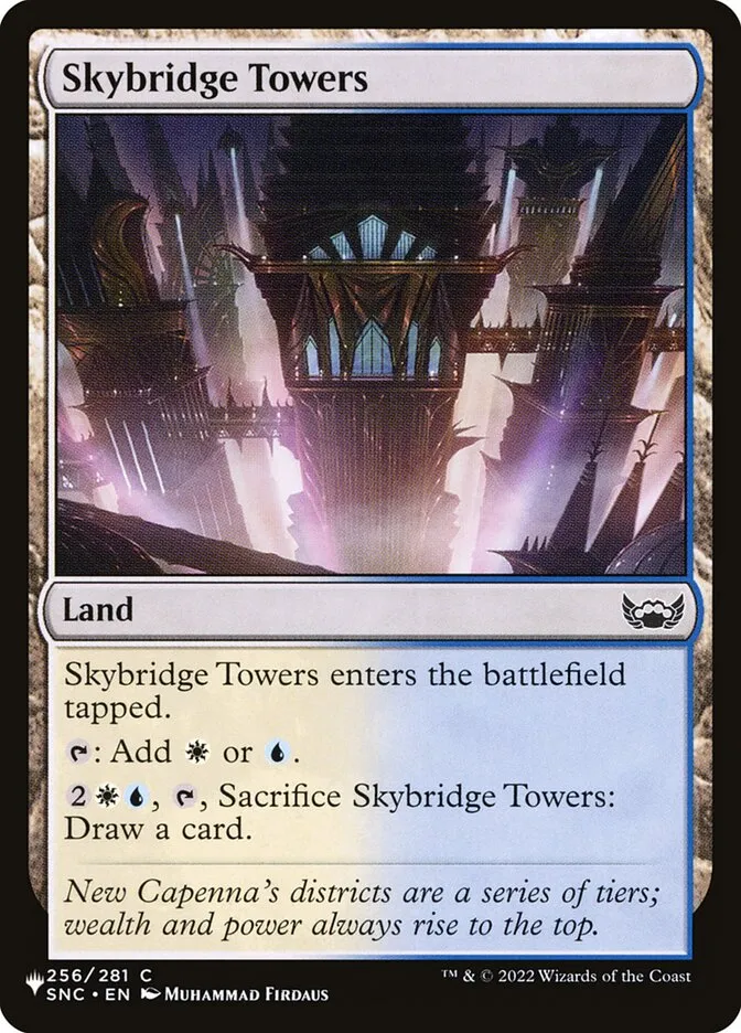 2020 The List Skybridge Towers #SNC-256 common card image