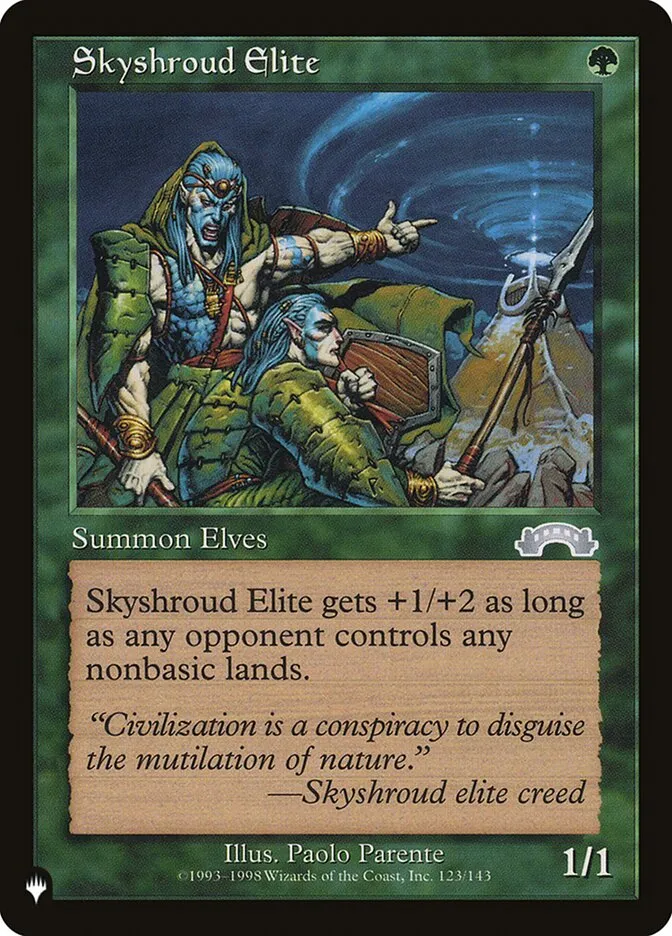 2020 The List Skyshroud Elite #EXO-123 uncommon card image