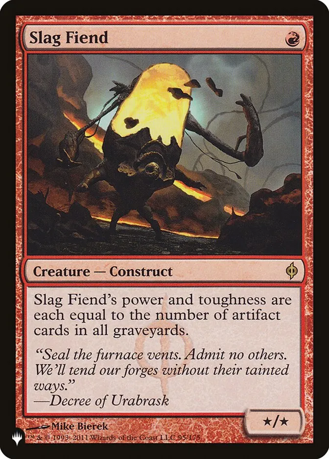 2020 The List Slag Fiend #NPH-95 rare card image