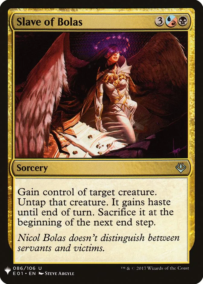 2020 The List Slave of Bolas #E01-86 uncommon card image