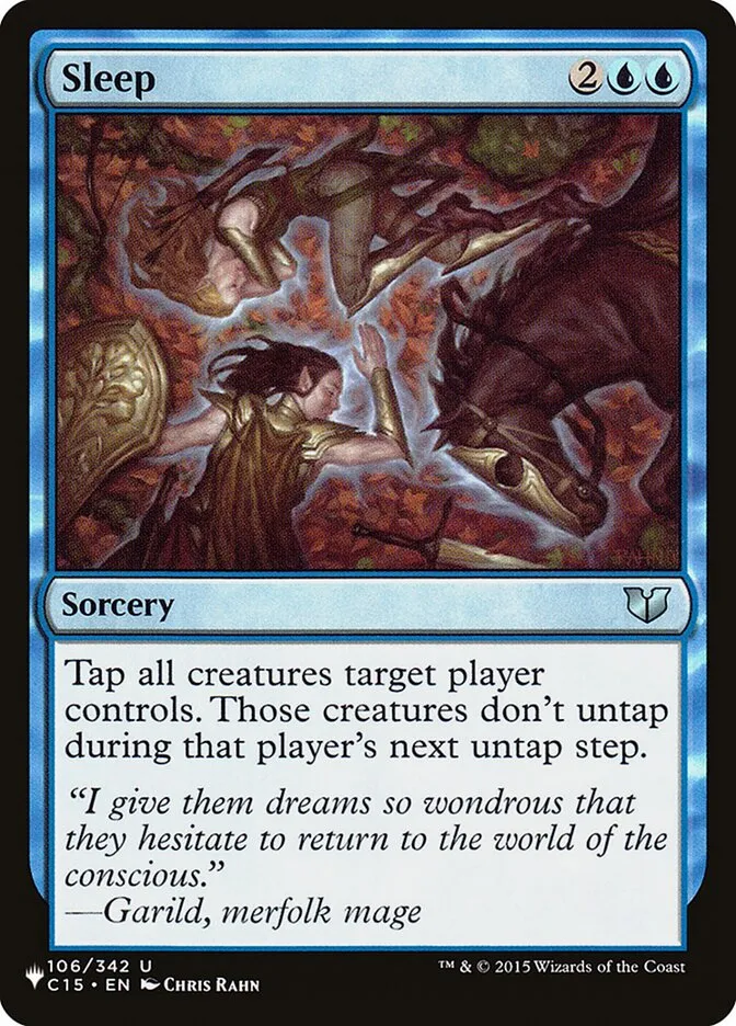 2020 The List Sleep #C15-106 uncommon card image