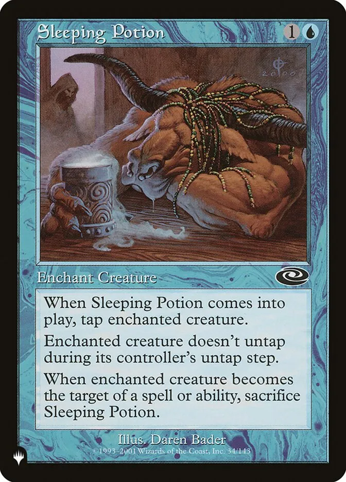 2020 The List Sleeping Potion common #PLS-34 common card image