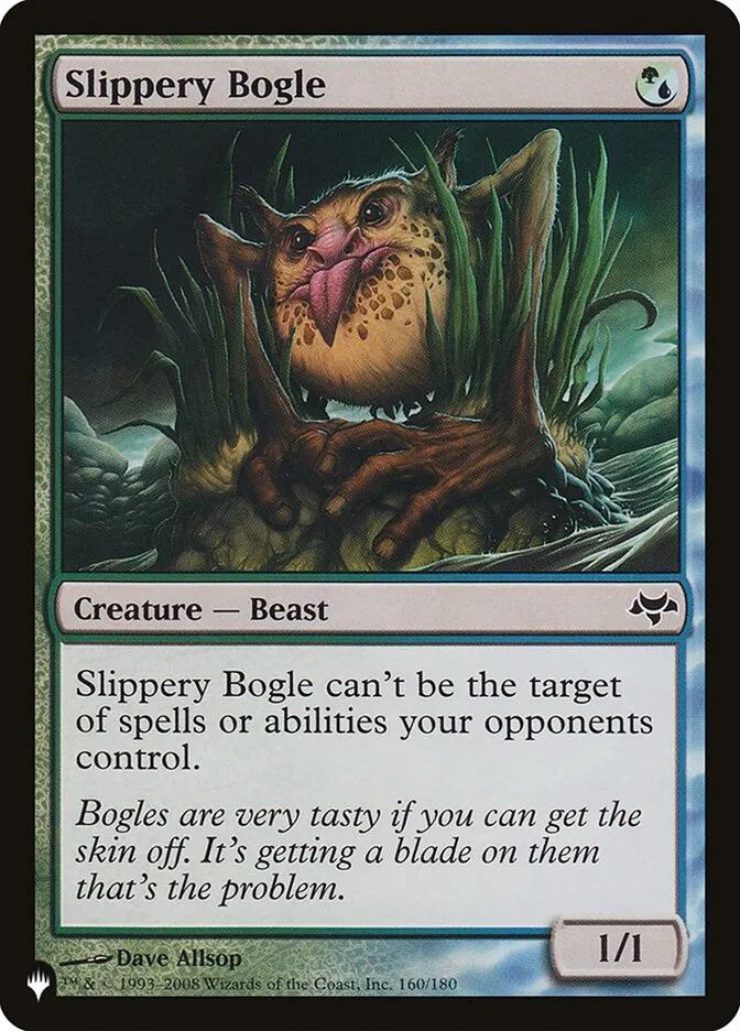 2020 The List Slippery Bogle common #EVE-160 common card image