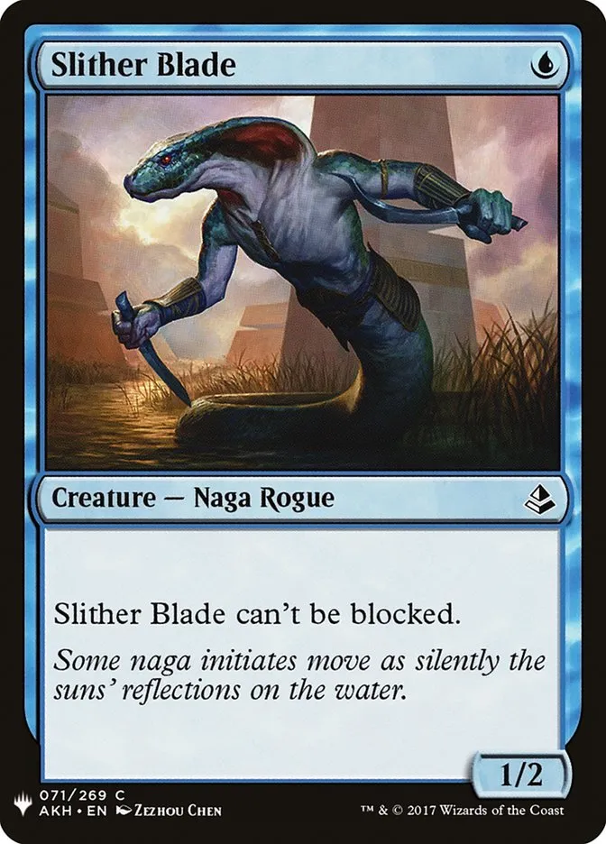 2020 The List Slither Blade #AKH-71 common card image