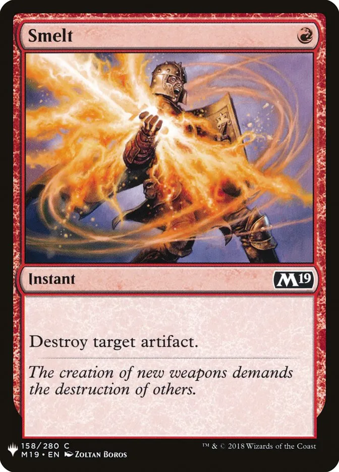 2020 The List Smelt #M19-158 common card image