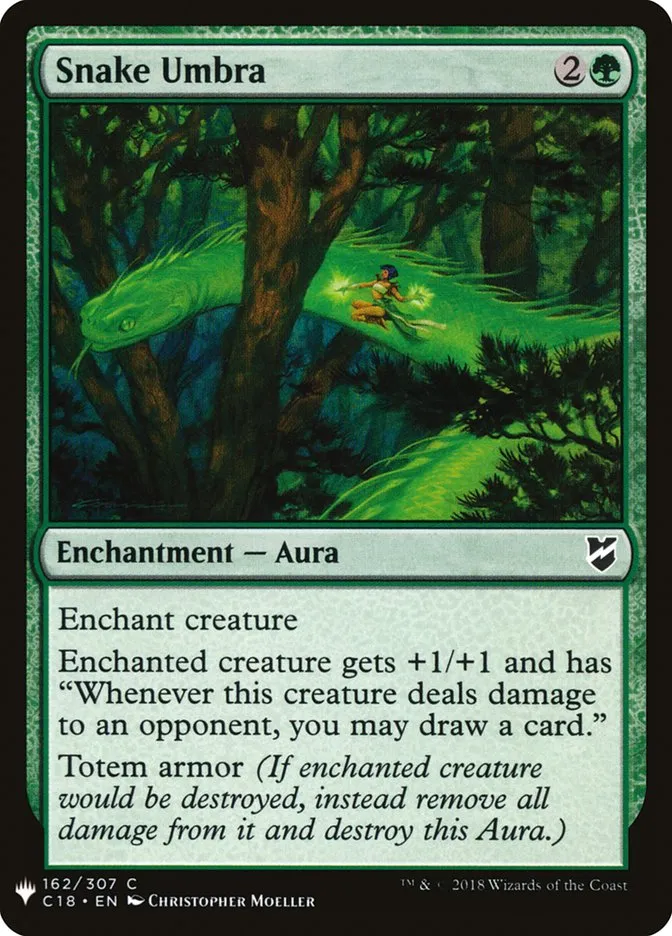 2020 The List Snake Umbra #C18-162 common card image