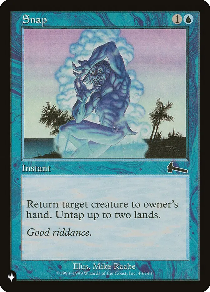 2020 The List Snap common #ULG-43 common card image