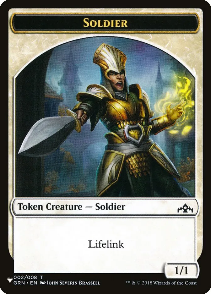 2020 The List Soldier common #TGRN-2 common card image