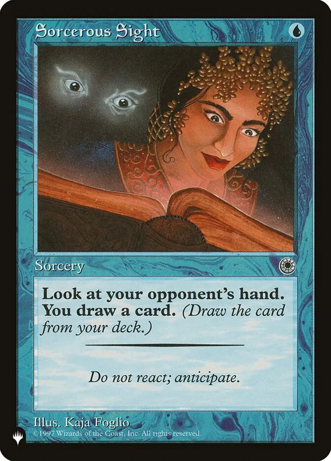 2020 The List Sorcerous Sight #POR-68 common card image