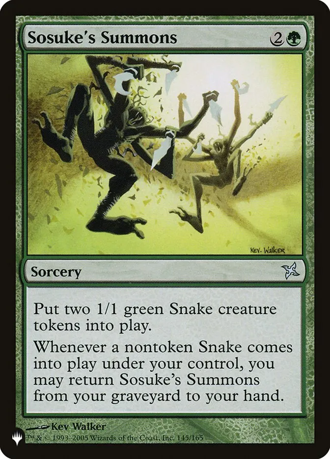 2020 The List Sosuke's Summons #BOK-145 uncommon card image