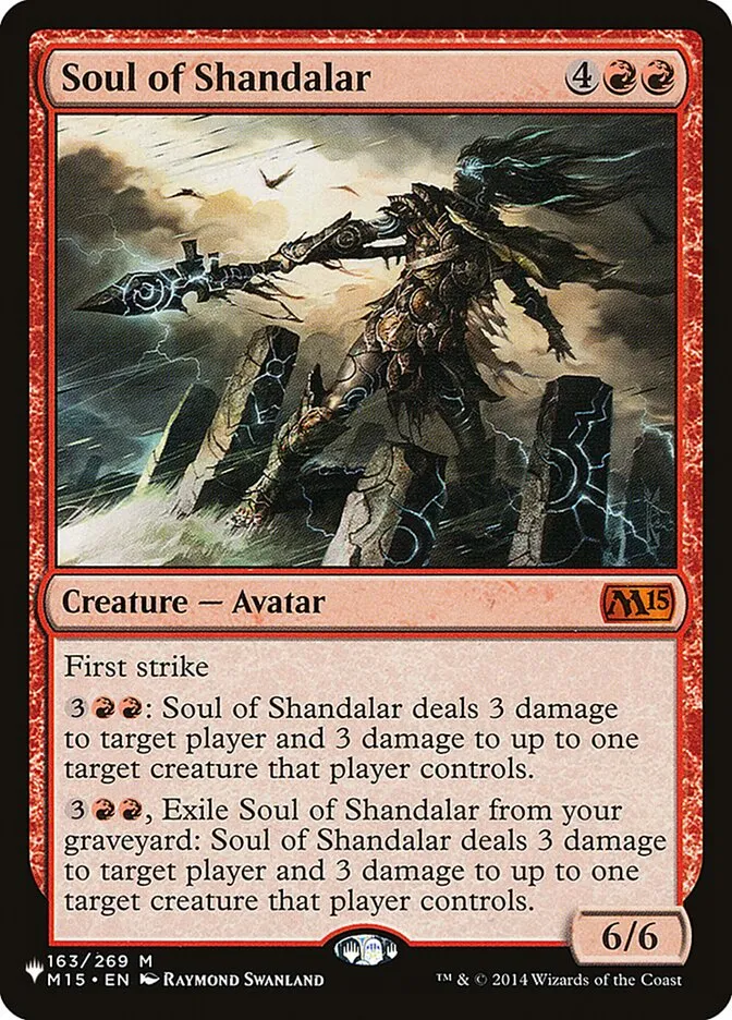 2020 The List Soul of Shandalar #M15-163 mythic card image