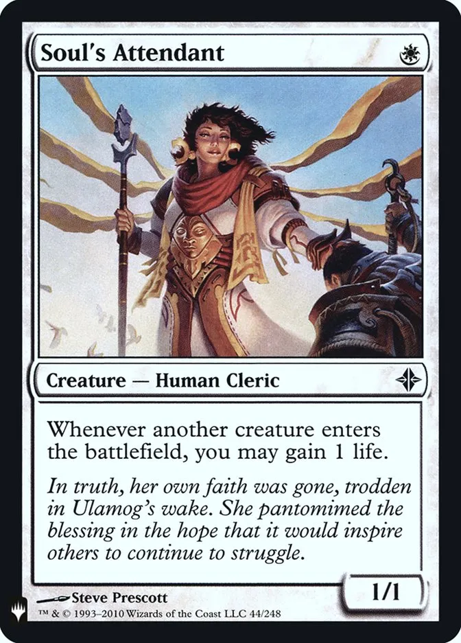 2020 The List Soul's Attendant #ROE-44 common card image