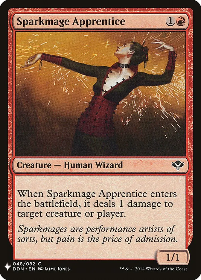 2020 The List Sparkmage Apprentice common #DDN-48 common card image
