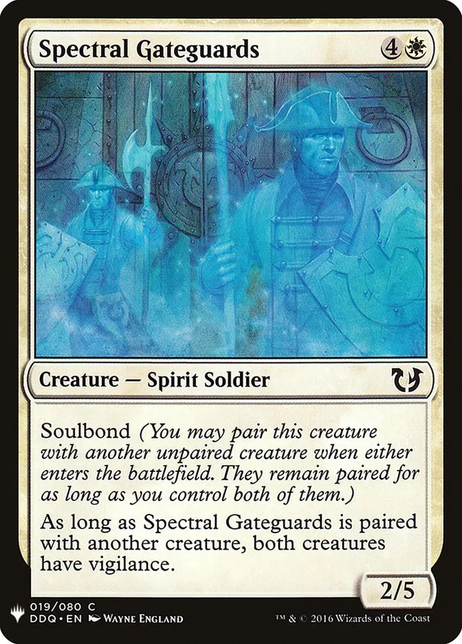 2020 The List Spectral Gateguards #DDQ-19 common card image