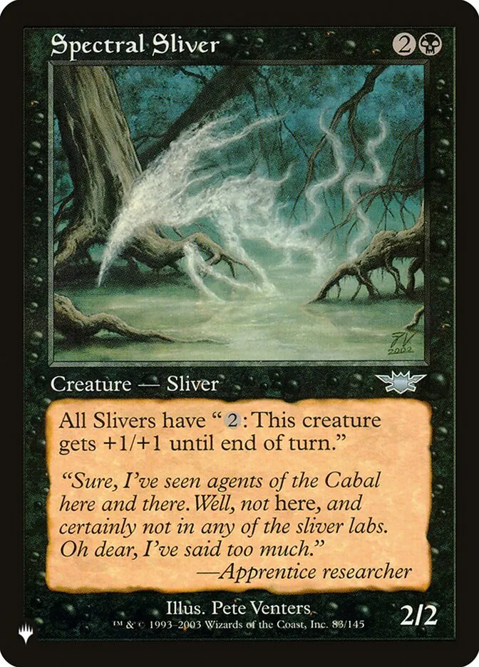 2020 The List Spectral Sliver #LGN-83 uncommon card image