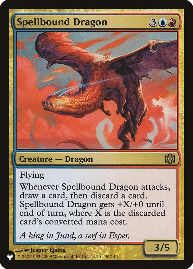 2020 The List Spellbound Dragon #ARB-90 rare card image