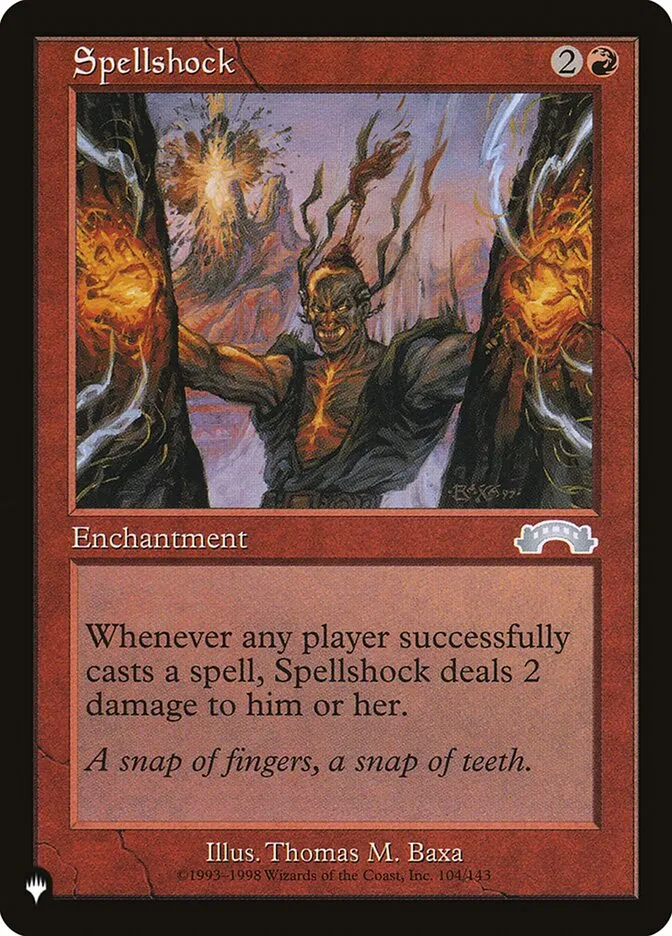 2020 The List Spellshock uncommon #EXO-104 uncommon card image