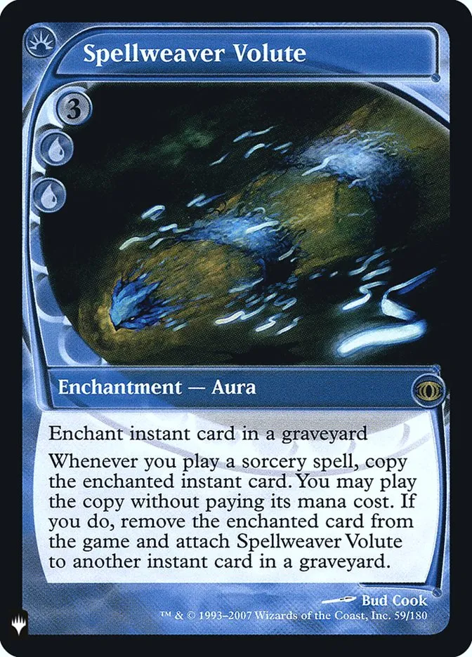 2020 The List Spellweaver Volute #FUT-59 rare card image