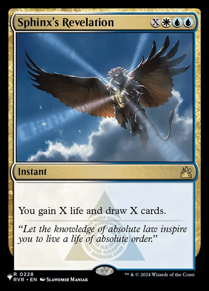 2020 The List Sphinx's Revelation #RVR-228 rare card image