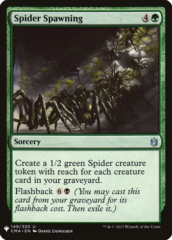 2020 The List Spider Spawning uncommon #CMA-149 uncommon card image