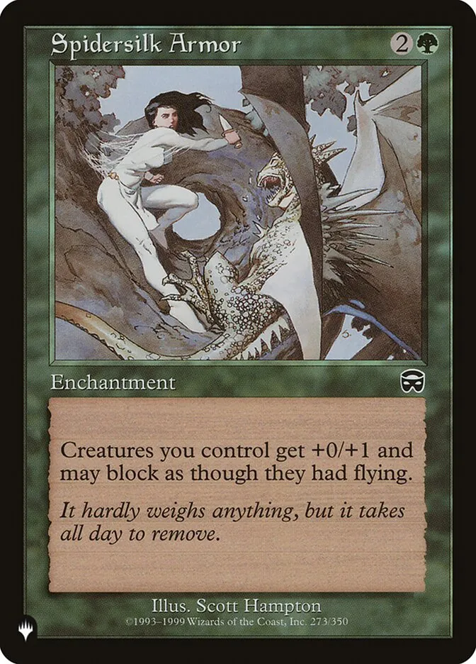 2020 The List Spidersilk Armor #MMQ-273 common card image