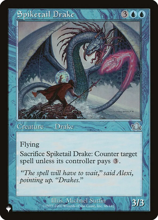 2020 The List Spiketail Drake #PCY-48 uncommon card image