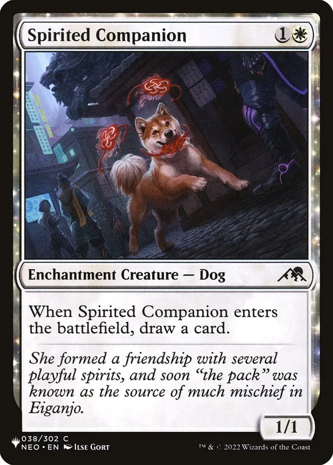 2020 The List Spirited Companion #NEO-38 common card image