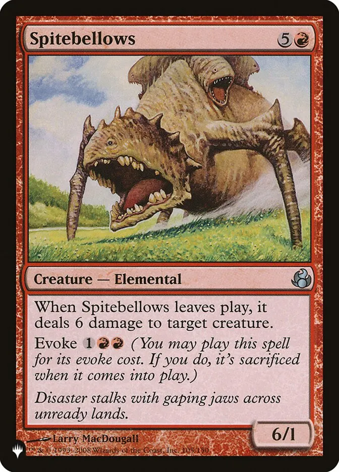 2020 The List Spitebellows #MOR-105 uncommon card image