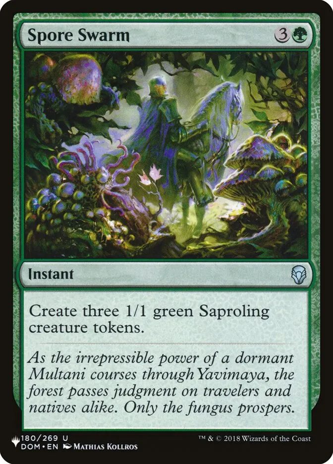 2020 The List Spore Swarm #DOM-180 uncommon card image