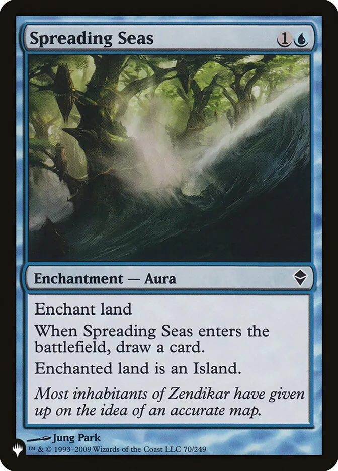 2020 The List Spreading Seas common #ZEN-70 common card image