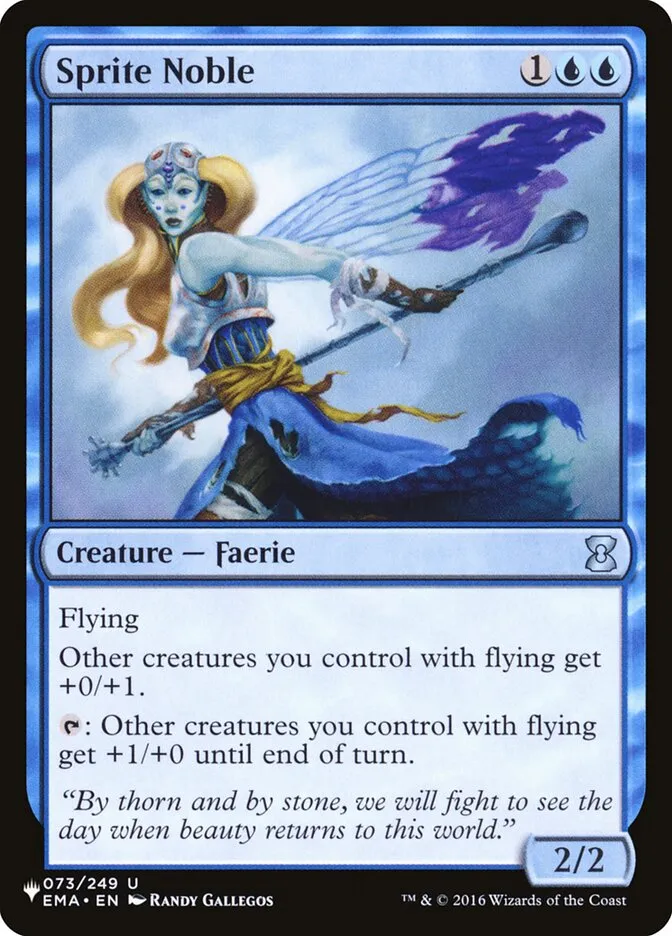 2020 The List Sprite Noble #EMA-73 uncommon card image
