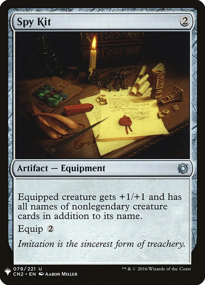 2020 The List Spy Kit #CN2-79 uncommon card image