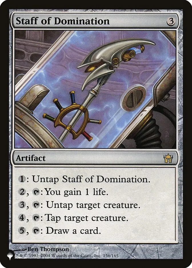 2020 The List Staff of Domination #5DN-156 rare card image