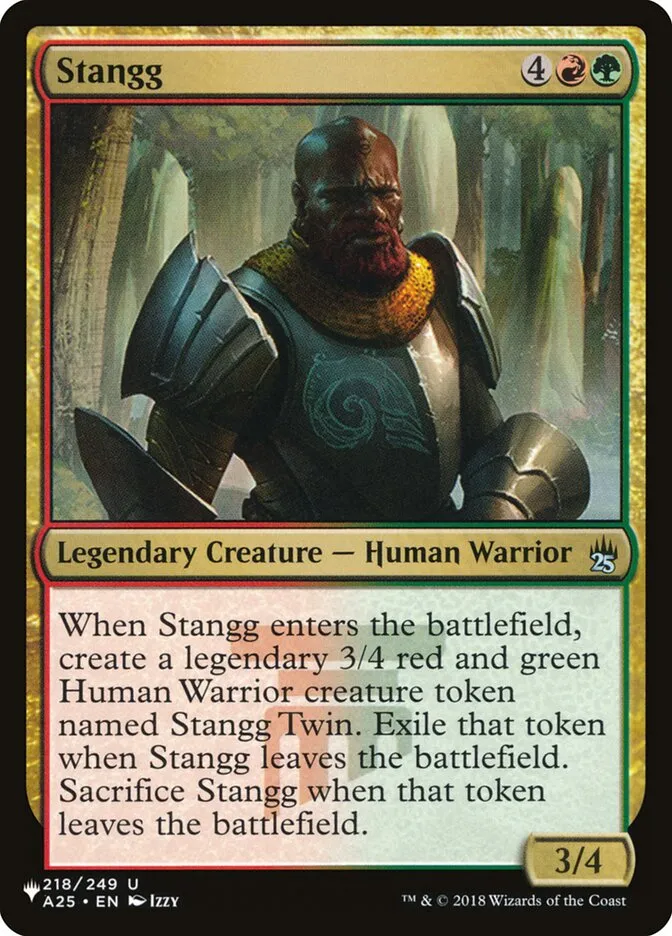 2020 The List Stangg #A25-218 uncommon card image