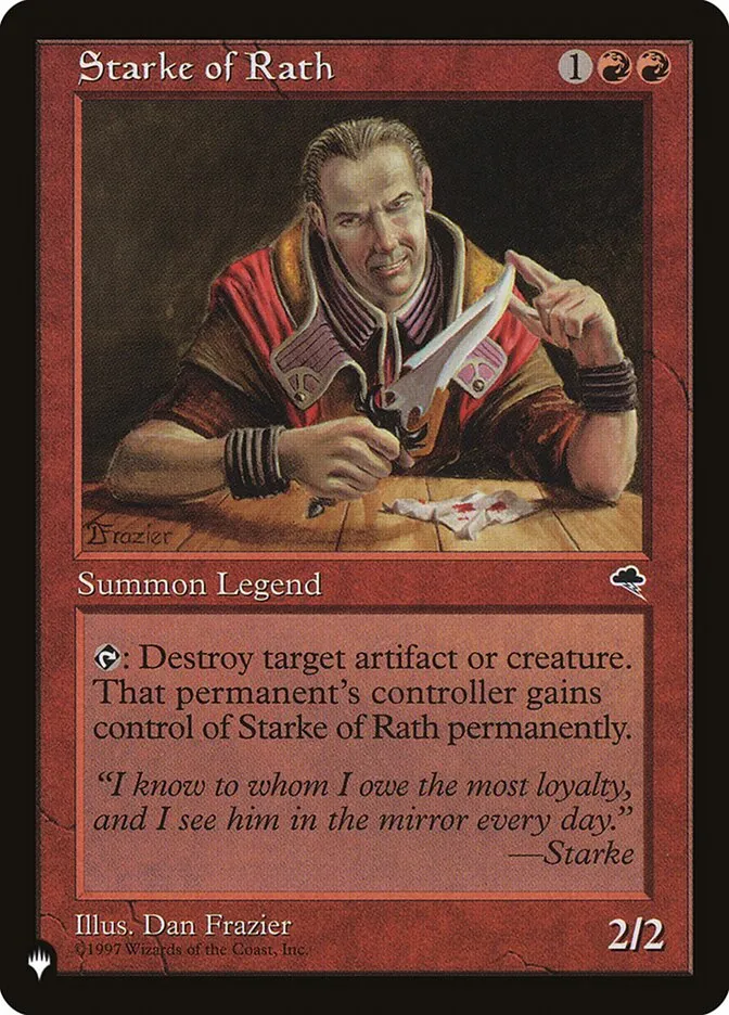 2020 The List Starke of Rath #TMP-205 rare card image