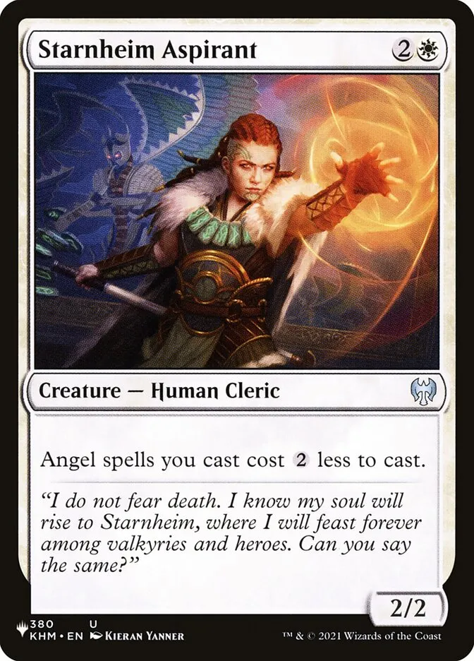 2020 The List Starnheim Aspirant #KHM-380 uncommon card image