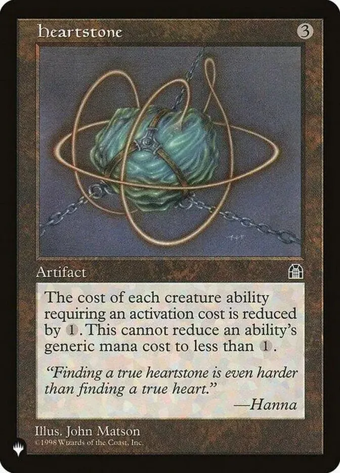 2020 The List Heartstone #STH-134 uncommon card image