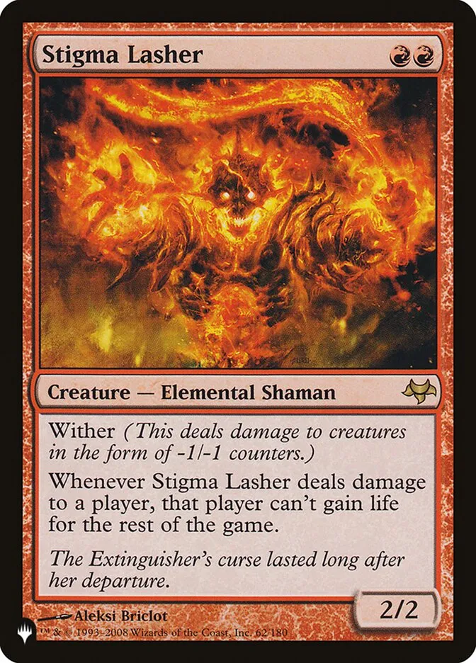 2020 The List Stigma Lasher #EVE-62 rare card image
