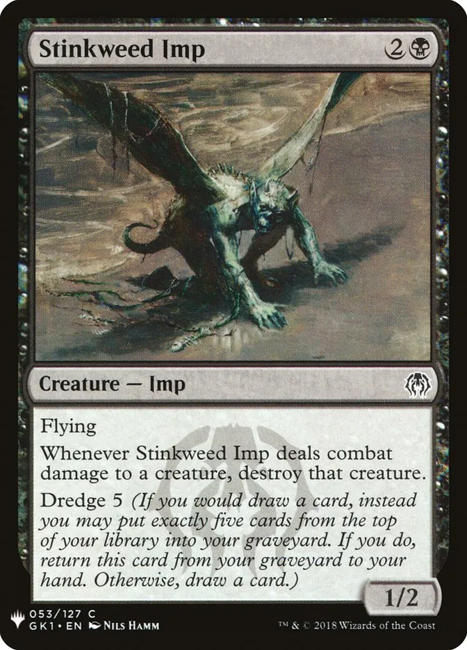 2020 The List Stinkweed Imp #GK1-53 common card image