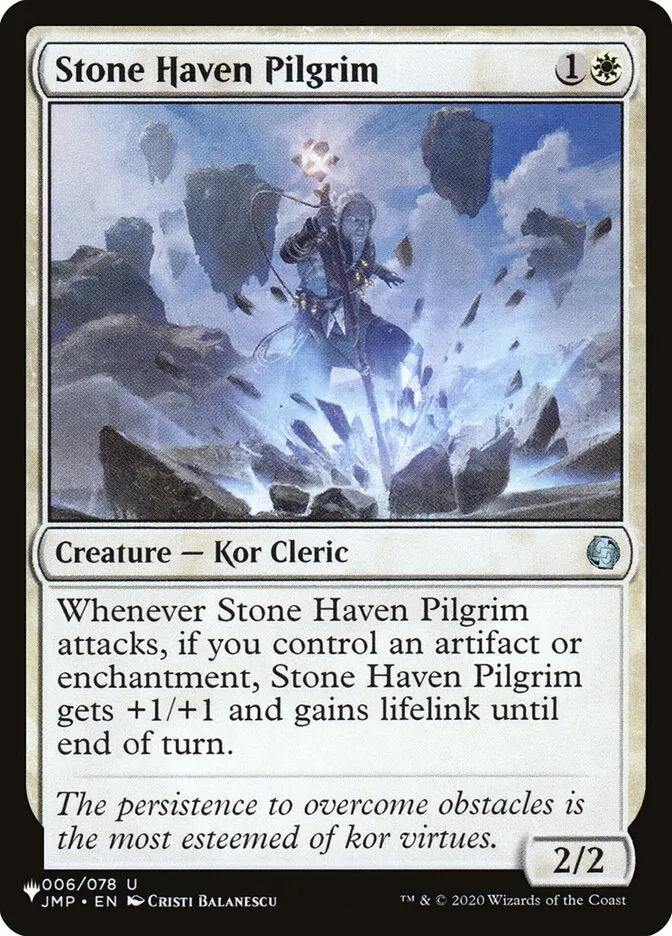 2020 The List Stone Haven Pilgrim #JMP-6 uncommon card image