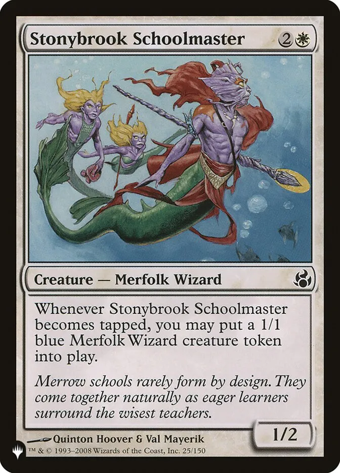 2020 The List Stonybrook Schoolmaster common #MOR-25 common card image