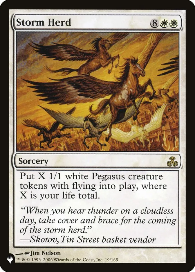 2020 The List Storm Herd #GPT-19 rare card image