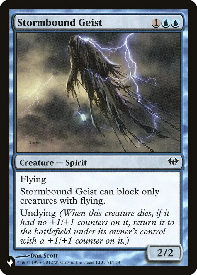 2020 The List Stormbound Geist common #DKA-51 common card image