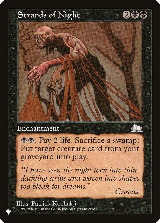 2020 The List Strands of Night #WTH-82 uncommon card image