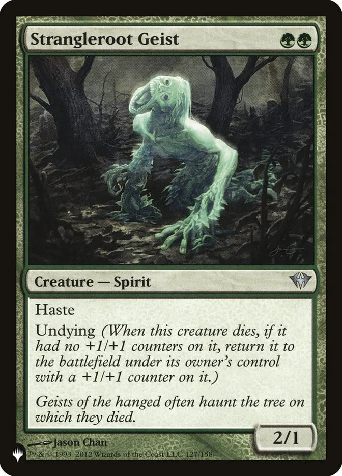 2020 The List Strangleroot Geist #DKA-127 uncommon card image